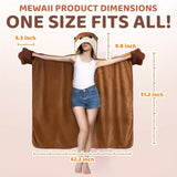Wearable Oversized Blanket Hoodie For Adults, Otter Blanket Hooded Cloak, Warm And Cozy Flannel Cute Blanket Hoodie, Funny Birthday Blanket Gifts For Women And Male, Halloween Birthday Easter Christmas Gift, Lover's Anniversary