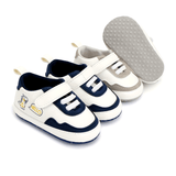 Baby Boy's Casual Sneakers - Non-Slip, Easy Wear with Hook & Loop, Comfy & Trendy for Everyday