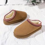 Early Winter New Half-Slip Snow Boots Thickened Upper Thick Sole Warm And Comfortable