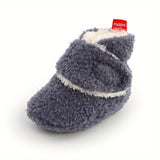 CozySoft Newborn Shoes - Velvet Lined, Soft Bottom, Warm, and Breathable First Walkers for Autumn and Winter - Perfect for Baby Girls and Boys