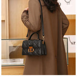 New women minimalist round and versatile for outdoor use network style feeling diagonal cross 70% Off Online sales