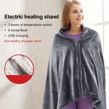 Electric Heating Blanket (59.06x31.5x0.59inch) USB Charging And Heating Blanket, Flannel Single Person Warm Shawl, Three Speed Temperature Control Adjustment, Suitable For Office Lunch Break, Outdoor Travel, Car Travel, And Warmth Preservation