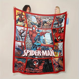 1pc Cozy Marvel Spider-Man Flannel Throw Blanket - Soft, Warm, and Charming for Couch, Bed, Office - All-Season Versatile Gift with Charming Style and Perfect Size of 60x80 Inch by Ume