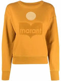 24ss New Designer sweatshirt hoodie isabels marant classic Cotton Round Neck Women Hot Letter Flocking Print Casual Versatile Pullover Hoodies Sweater Tide Tops