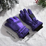 Youngsters' Winter Snow Gloves for Boys & Girls Ages 9-16 - Perfect for Outdoor Sports, Cycling, Fishing & Skiing | Hand Washable, for Winter