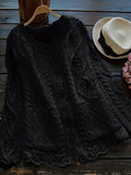 Plus Size Solid Cable Knit Button Front Cardigan, Elegant Scallop Hem Pocket Long Sleeve Knitted Cardigan, Women's Plus Size Clothing