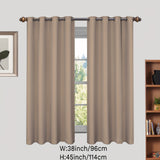 1panel Grommet Top Blackout Curtain Thermal Insulation Noise Reduction And Blackout Curtain Room Blackout Curtain Living Room Bedroom Home Decor