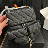 Designer Backpack C Bag Designer Bag Backpack Luxury Bag Women Bag Back Bag Classic Diamond Stripe Bag Hobo Bag Chain Fashion Shopping Wallet Real Leather