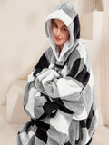 Blanket Hoodie Women & Men, Premium Sherpa Fleece Oversized Hoodie Blanket, Wearable Blanket Hoodie Birthday Gifts