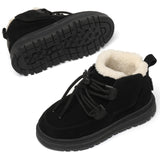 Comfortable Snow Boots For Boys, Soft Warm Plus Fleece Boots For Outdoor Walking Hiking, Autumn And Winter