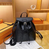 Designer Christopher Backpacks Style Fashion Packs Women Luxury Handbags Embossed Flowers Backpack Drawstring School Bags Classic Mini Student Bag M45205