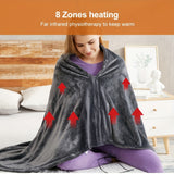 Electric Heating Blanket (59.06x31.5x0.59inch) USB Charging And Heating Blanket, Flannel Single Person Warm Shawl, Three Speed Temperature Control Adjustment, Suitable For Office Lunch Break, Outdoor Travel, Car Travel, And Warmth Preservation