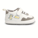 Baby Boy's Casual Sneakers - Non-Slip, Easy Wear with Hook & Loop, Comfy & Trendy for Everyday