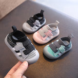 Casual Comfortable Woven Shoes For Baby Boys Girls, Breathable Non-slip Walking Shoes For Indoor Outdoor