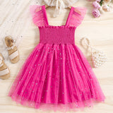 Elegant Girls' Sequin Tutu Dress: Spring/Summer Comfort, Durable Material - Perfect for Birthdays & Holidays