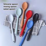 1pc Premium Silicone Spoon - Ladles for Cooking, Mixing, Serving, and Salad Preparation - Heat Resistant, Non-Stick, and Easy to Clean Kitchen Essential