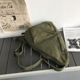 Canvas Sling Crossbody Bag for Women Men, Daypack Sling Bags Travel Casual Hiking Small Chest Shoulder Purse Bag Outdoor