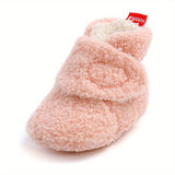 CozySoft Newborn Shoes - Velvet Lined, Soft Bottom, Warm, and Breathable First Walkers for Autumn and Winter - Perfect for Baby Girls and Boys