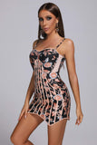 goosudu Brandon Jacquard Mini Dress