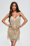 goosudu Uano Tassel Mini Dress