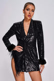 goosudu Ziriy Sequin Blazer Dress