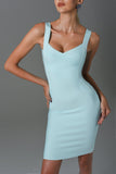 goosudu Sukia Mini Bandage Dress - Blue