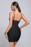 goosudu Barabal Diamante Mini Bandage Dress