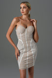 goosudu Rakava Lace Mini Bandage Dress