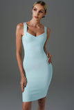 goosudu Sukia Mini Bandage Dress - Blue