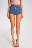 goosudu Breea Rhinestone Fringe Denim Short