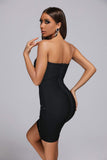 goosudu Blair Sequin Mini Bandage Dress