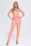 goosudu Aleah Bandage Jumpsuit - Peach