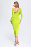 goosudu Merdis Cutout Bandage Maxi Dress