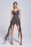 goosudu Caitriona Ruffled Mini Dress