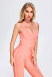 goosudu Aleah Bandage Jumpsuit - Peach