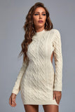 goosudu Iuana Backless Mini Knit Dress