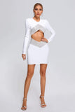 goosudu Irra Diamonate Mini Bandage Dress