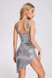 goosudu Ysenia Sequin Mini Dress - Silver