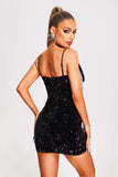 goosudu Yuni Sequin Rhinestone Mini Dress