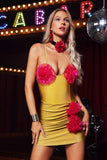 goosudu Janice Flower Ruched Set