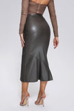 goosudu Tana Leather Skirt