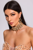 goosudu Sandra Rhinestone Necklace