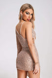 goosudu Nylea Asymmetric Sequin Dress