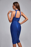 goosudu Turteck Midi Bandage Dress