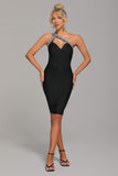 goosudu Hanny Crystal Cocktail Dress - Black