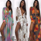 Summer Sexy Beach Cover Up Women Dress Tunic Pareos Ladies Kaftan Robe Cover-up Woman Beach Wear Swimsuit