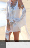 Transparent Tunics For Beach Long Lace Beach Dress Women Swim Cover Up Plus Size Saida De Praia Robe De Plage Kaftan Beachwear