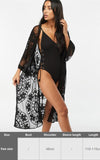 Transparent Tunics For Beach Long Lace Beach Dress Women Swim Cover Up Plus Size Saida De Praia Robe De Plage Kaftan Beachwear