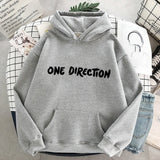 New letter Graphic One Direction Merch Harajuku Aesthetic Women Pullover Hoodie Sweatshirt Streetwear Clothes