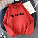 New letter Graphic One Direction Merch Harajuku Aesthetic Women Pullover Hoodie Sweatshirt Streetwear Clothes